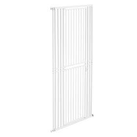 Extra Tall Pet Gate for Cats, 28-34 in Adjustable Width, 78.7 in High Dog Gate, with Pressure Mount Kit and Wall Mount Kit, 1.2 in Narrow Bar Spa
