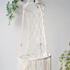 1pc Hand-Woven Cat Nest Hammock Basket - Comfortable and Stylish Wall Hanging Pet Bed for Small Dogs and Cats