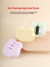 Pet Training Treat Pouch with Food-Grade Silicone ��� Soft (Color: Pink)