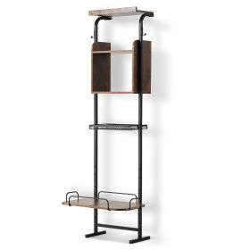 Pet Feeding Station with Storage, Elevated Dog Bowls, Raised Dog Bowl Stand, Dog Food Storage and Feeder Station with Storage Shelves (Default: Default)